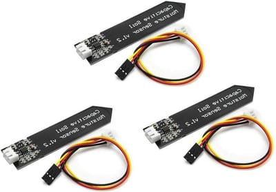 DollaTek 3 Stks Corrosiebestendige Capacitieve Bodem Vochtigheid Sensor voor Arduino Vocht Detectie Tuin DIY Water geven