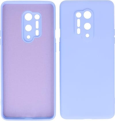 Bestcases 2.0mm Dikke Fashion Telefoonhoesje Backcover - Siliconen Hoesje - OnePlus 8 Pro - Paars