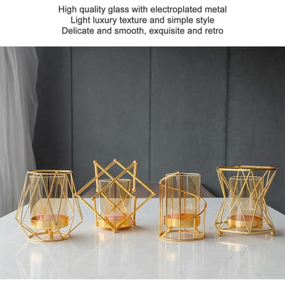 16x14cm Vaas Goud Decoratief Helder Glas Robuust Bloemenvaas Voor Bruiloft Artistiek black