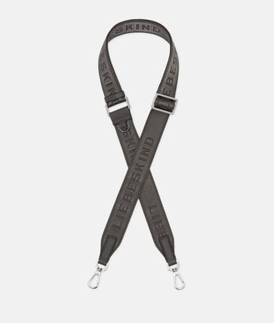 LIEBESKIND BERLIN Schouderriem Accessoires voor tassen Small Accessoires Webbing Shoulder Strap Dark Grigio Donkergrijs