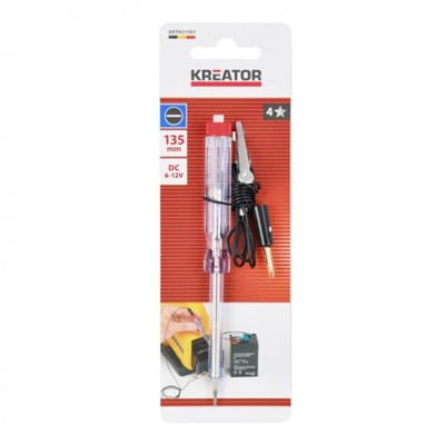 Kreator Spanningstester KRTH21901 - DC 6-12V - 135mm
