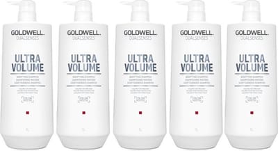 5x Goldwell Dualsenses Ultra Volume Bodifying Shampoo 1000ml