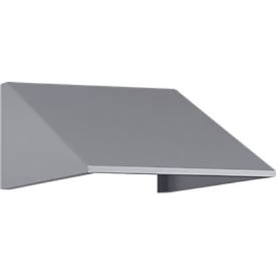 Schuin dak uitbouw voor C+P lockerkast Resisto, helling 26°, B 396 x D 640 x H 230 mm, staal, aluminium wit RAL 9006