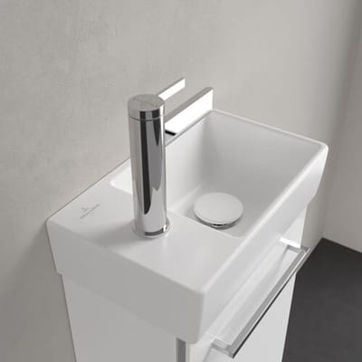 Villeroy & Boch Avento wash-hand basin 36 x 22 cm, basin on the right, without overflow, 43003RR1