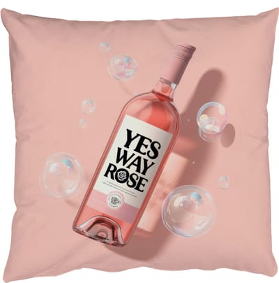 Sierkussens - Kussentjes Woonkamer - 50x50 cm - Bubbels - Rosé - Roze