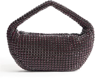 Ted Baker handtas Crystol Mini Crystal Slouchy Hobo Bag Dk - Red donkerrood