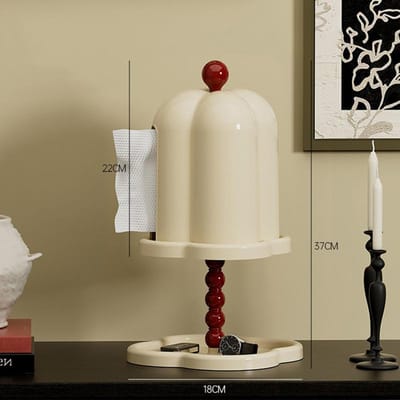 Tissuebox in de oude stijl met een geavanceerd gevoel voor doos, creatieve woonkamer, licht luxe, pompende papieren doos, keukenorganisatie beige