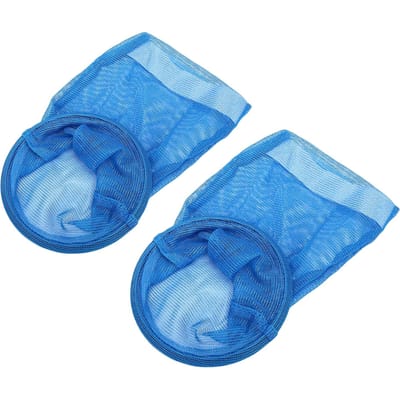 2 STuks Permanente Zakvervanging voor Hayward W530 AXW538 Serie Zwembad Bladopvangbak Wasbare Herbruikbare Voorfilter Gaaszak blue