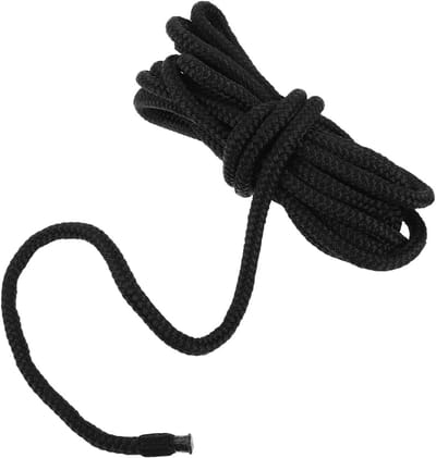 Aanlegtouw Boot - Meertouw Jacht - Veilig Aanmeren - Verhoogde Veiligheid - 480 cm - Zwart