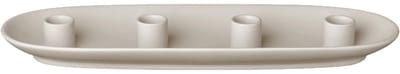 Vela Kandelaar Moonbeam Ovaal | Beige | Stoneware