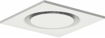 Econox Plafondrooster staal ronde luchtuitlaat voor toe- en afvoer 595x595 mm â€“ 200 mm â€“ RAL 9010