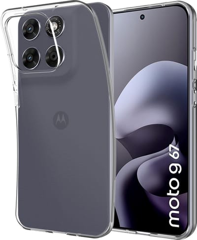Cazy hoesje geschikt voor Motorola Moto G67 / G77 Hoesje Siliconen - Flexibele Case - Transparant