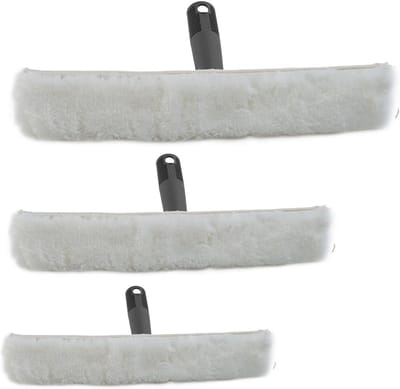 Vensterwisser Set 25 cm + 35 cm + 45 cm - Inwasser van Vlies voor het Reinigen van Ramen