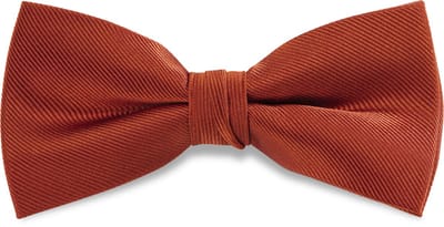 Bohemian Revolt Oranje voorgestrikte vlinderdas van zijden twill voor heren