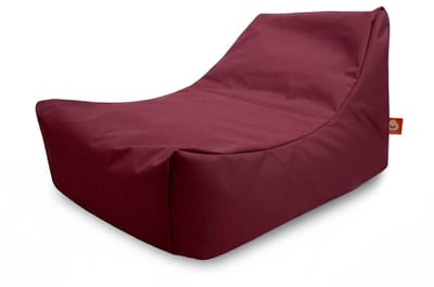Whoober loungestoel zitzak Bali outdoor bordeaux - Wasbaar - Voor binnen en buiten