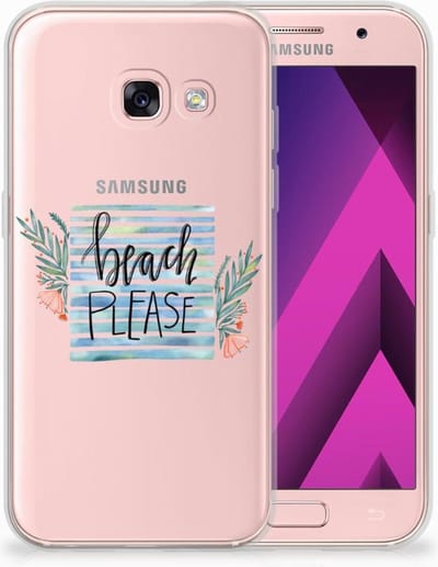 Samsung Galaxy A3 2017 Telefoonhoesje met Naam Boho Beach