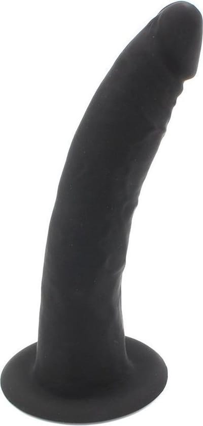 Kiotos Cox - Siliconen Dildo 20,5 x 3.1 cm - Zwart