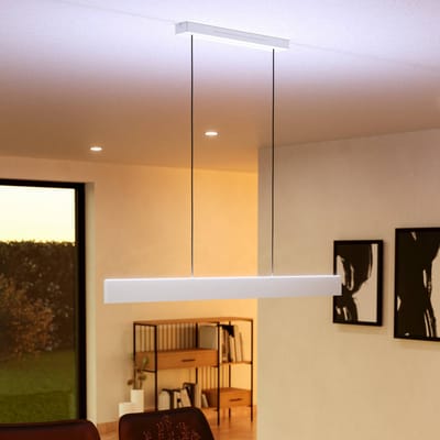 EGLO connect.z Andreas-Z Hanglamp - 117 cm - Grijs|Wit - Instelbaar RGB & wit licht - Dimbaar - Zigbee