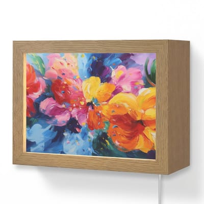 Wandlamp 20x15 cm - Oplaadbaar - Golvend - Energie - warm - Wandlampen binnen woonkamer - Slaapkamer lamp met kabel - Decoratieve nachtlamp - Vloerlamp snoer