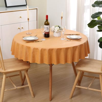 Unyqoos ® Tijdloos Elegant Tafelkleed met Waterafstotende Eigenschappen en Linnenlook voor Diverse Gelegenheden