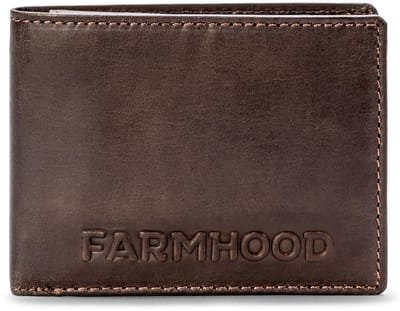 Farmhood Leren Portemonnee Nashville Wallet Dark Brown 2 Donkerbruin