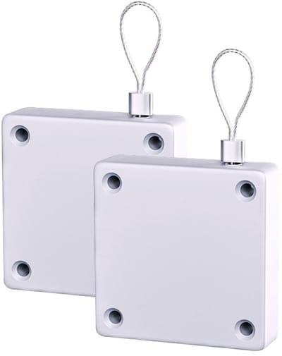 Dailygoods- Deurdranger Automatische Sluiting - 1200G Spanning - Eenvoudige Installatie - Geen Gaten - 2 Stuks - Geluidsreductie - Deursluiter