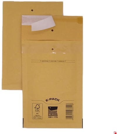 Heykapak - Bruine Bubbel Envelop - A11 Formaat - FSC-gecertificeerd - Zestig Stuks