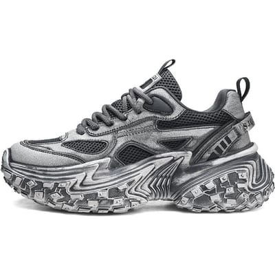 Herenschoenen Sneakers Herentennis Luxe schoenen Heren casual Trainer Race Ademende mode loafers hardloopschoenen voor heren 44 gray