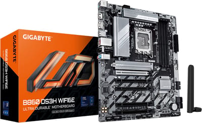 GIGABYTE B860 DS3H WIFI6E - Moederbord - ATX - Socket LGA 1851 - Intel B860 - DDR5 - Realtek ALC897 - Wi-Fi 6E - Realtek 2.5G LAN