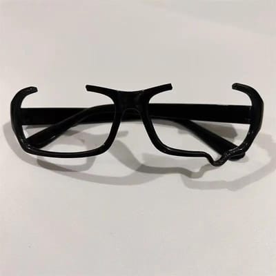 Nieuwe Huilende Druipende Tranen Bril Unisex Zwart Montuur Retro Mode Brillen Plain Glas Decoratief Accessoire