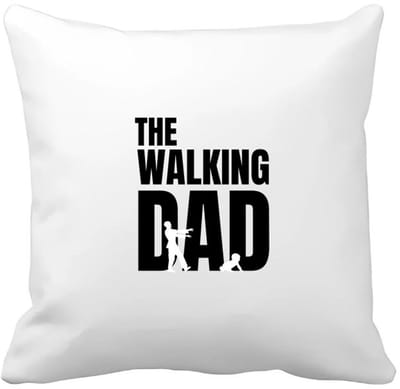 Akyol - the walking dad Kussen hoes - Quotes - je vader - zombie vader - vader cadeautjes - vaderdag - verjaardagscadeau - verjaardag - cadeau - geschenk - kado - gift - vader artikelen - 40 bij 40 cm