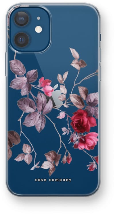 Case Company® - Hoesje geschikt voor iPhone 12 mini hoesje - Mooie bloemen - Soft Cover Telefoonhoesje - Bescherming aan alle Kanten en Schermrand