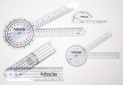 Goniometer Set - Bewegingsmeter - Gewrichtsmeting - Duurzaam Kunststof - CM en Inches
