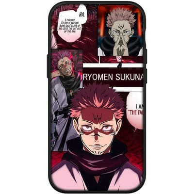pour iPhone 15 14 Xiaomi Redmi Note 13 12 11 Pro Max X 8 7 9 XR Samsung Galaxy A15 S24 S23 Huawei OPPO A38 Jujutsu Gojo Satoru Kaisen Sukuna Coque de téléphone for Samsung Galaxy S24 FE