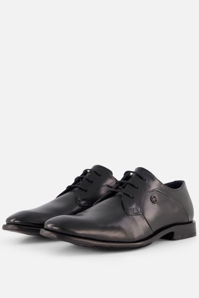 Bugatti Mansueto Flex Veterschoenen zwart Leer - Maat 40