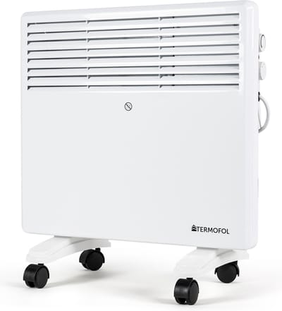 TL convector met ingebouwde thermostaat met wielen 1000/2000 watt
