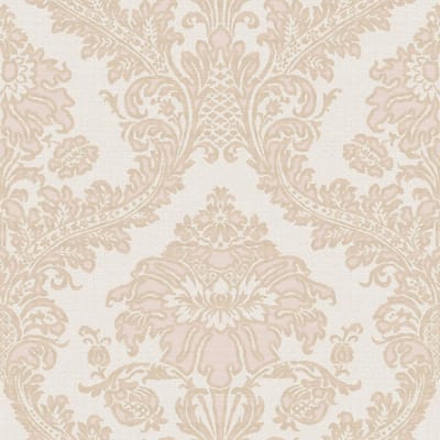Klassiek - Bloemen Behang - Wandbekleding - Behang - Vintage - 0,53 x 10,05 M.