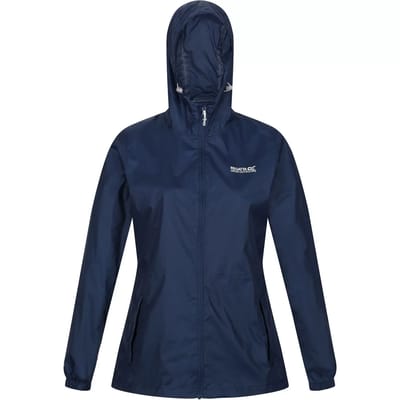 Regatta, Waterdicht Opvouwbaar Dames Regenjack. Donkerblauw, Maat 36
