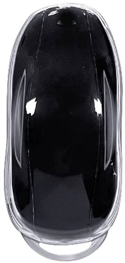 Autosleutel Hoesje geschikt voor Tesla Model 3 Y S - Sleutelcover - TPU Cover Sleutelhoes - transparant,zwart