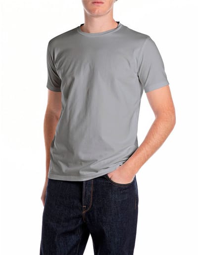Replay M3037.000.23352p T-shirt Met Korte Mouwen Grijs S Man