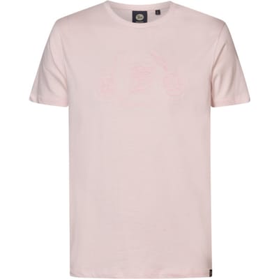 Petrol Industries - Heren Artwork T-shirt Summercliff - Roze - Maat XL