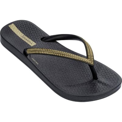 Ipanema Anatomic Mesh Kids slipper voor meisjes - black/gold  - maat 27