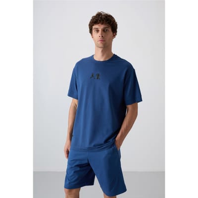 Oversized Geprinte Crew Neck T-shirt