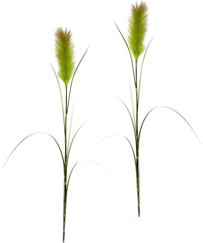 Kunstgras set - Decoratief gras - Woninginrichting - Natuurlijke uitstraling - 125 cm hoogte - Groen