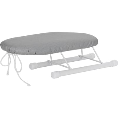Mini planche à repasser pliable pour manches, poignets, cols, table à repasser pour usage domestique et voyage, tissu argenté