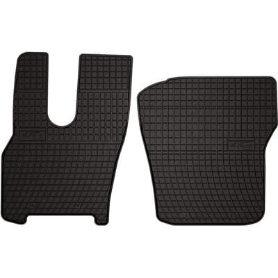 Wielganizator SolidPRO – Vrachtwagen Rubber Automatten – DAF XF 2022 – Zwart – Passagiersstoel Pneumatisch