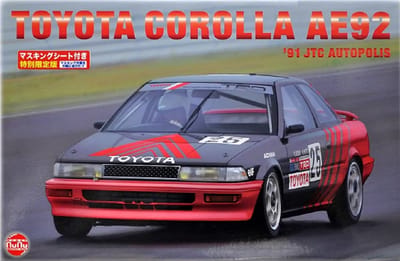 NuNu Modelbouwpakket Auto - 24025 Toyota Corolla Levin AE92 Plastic - 1:24 - Modelbouw