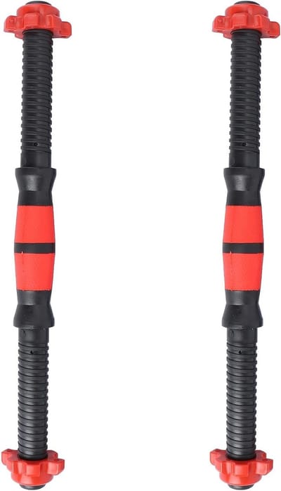 Halterstangen voor Gewichtheffen - 2 Stuks Gym Accessoires voor Barbells en Dumbbells in Willekeurige Kleur