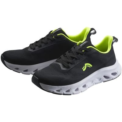 CRIVIT Heren sportschoenen (Zwart/geel, 44)