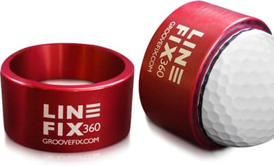 Golfbal Lijn Markeer Tool - Nauwkeurige 360 Graden Baluitlijning voor Tee en Green